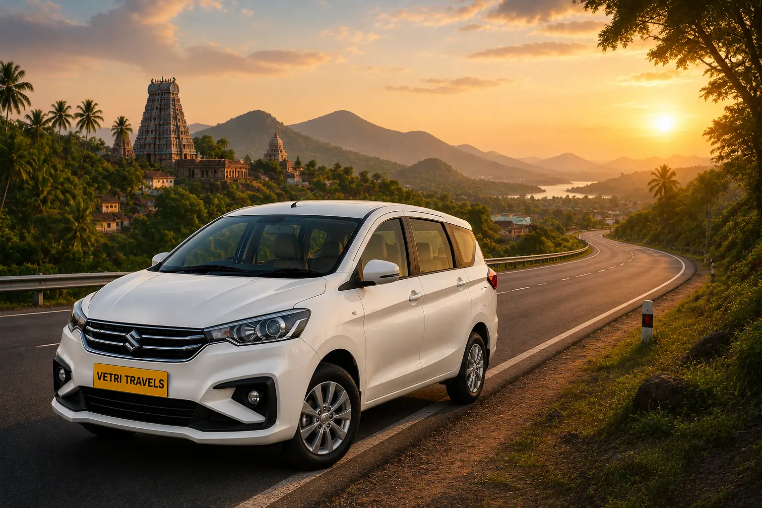 Outstation Taxi One Way Drop Cab from Devakottai Karaikudi Tamil Nadu
